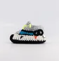 Пінетки дитячі Baby Sneakers Crochet Grey BS-YZY-WAVE