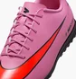 Сороконожки унисекс Nike Mercurial Vapor 16 Club Tf Pink FQ8446-600