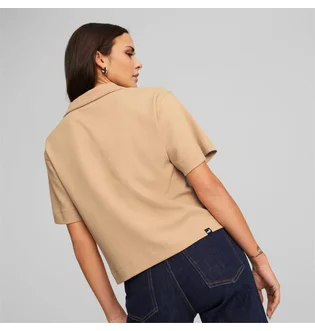 Поло женское Puma Her Polo Tee Beige 67310866