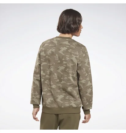 Свитшот мужской Reebok Id Camo Crew Olive HE8173