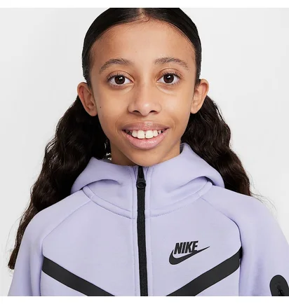 Толстовка дитяча Nike Tech Fleece Kids Violet HV8695-533