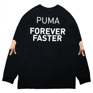 Лонгслів чоловічий Puma Rhuigi Long Sleeve Tee Black 589067-01