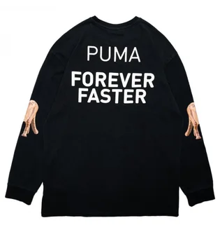 Лонгслив мужской Puma Rhuigi Long Sleeve Tee Black 589067-01