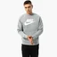 Свитшот мужской Nike Sportswear Club Fleece Graphic Crew Grey Dq4912-063