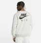 Свитшот мужской Nike Air Brushed Back Fleece Crew White Dm5207-012