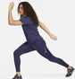 Легінси жіночі Nike Fast WomenS Mid-Rise 7/8 Graphic Leggings With Pockets Violet FB4656-555