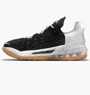 Кросівки дитячі Nike Lebron Xviii Black/White Cw2760-007
