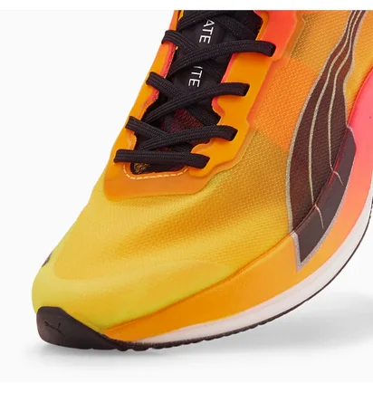Кроссовки унисекс Puma Deviate Nitro Elite Fireglow Running Shoes Yellow 377603-01