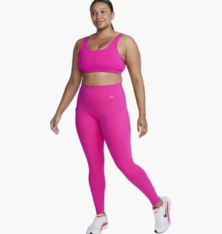 Легінси жіночі Nike Universa Medium-Support High-Waisted Full-Length Leggings With Pockets Pink DQ5996-615