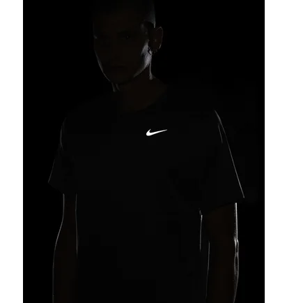 Футболка мужская Nike M Nk Df Run Top Ss Grey Cj5332-070