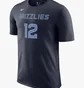 Футболка мужская Nike T-Shirt Nba Memphis Grizzlies Black DR6382-425