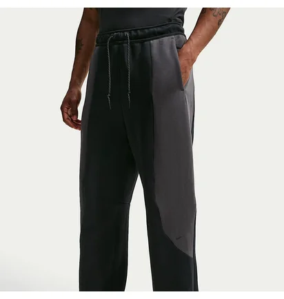 Штани чоловічі Nike Tech MenS Color- Block Open- Hem Fleece Pants Black/Grey IF1323-010