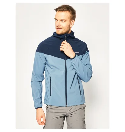 Вітровка чоловіча Columbia Heather Canyon Waterproof Blue WM1207-441