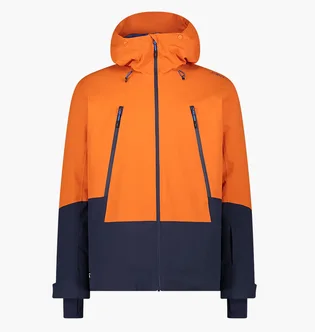 Куртка чоловіча CMP Fix Hood Twill Orange/Blue 34W2037-B595