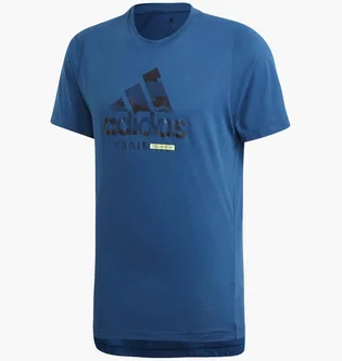 Футболка чоловіча Adidas Freelift Tee Logo T-Shirt 497 S Blue DV2497