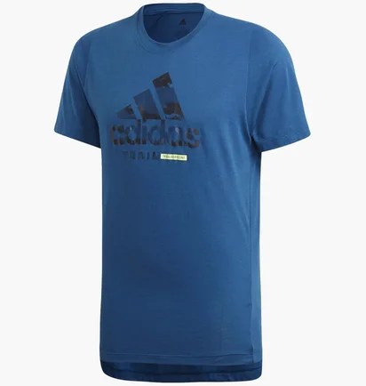 Футболка чоловіча Adidas Freelift Tee Logo T-Shirt 497 S Blue DV2497