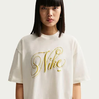 Футболка жіноча Nike Nsw Ss Tee Boxy Script Beige IH7607-133