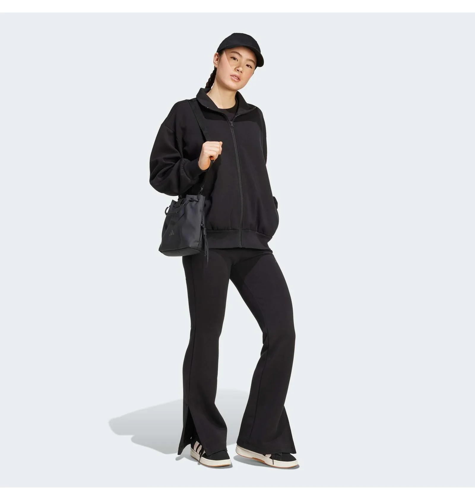 ᐉ Олимпийка женская Adidas All Szn Soft Lux Loose Full-Zip Black