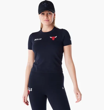 Футболка женская NEW ERA Slim Bulls Blue 60564918