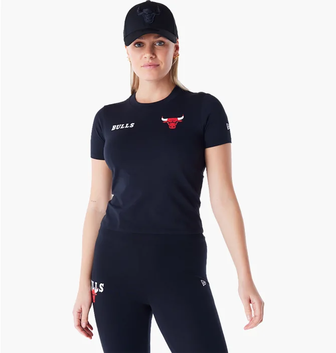 Футболка женская NEW ERA Slim Bulls Blue 60564918