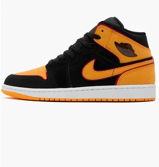 Кросівки чоловічі Air Jordan Air 1 Mid Black/Orange FJ4923-008