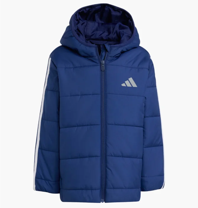 Куртка детская Adidas Essentials 3-Stripes Padded Blue JL9048