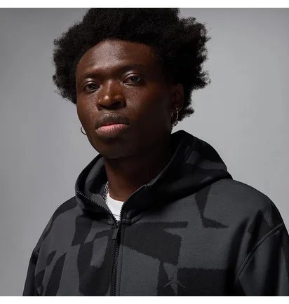 Толстовка мужская Air Jordan Sport Hoop Fleece Grey/Black FV8620-010