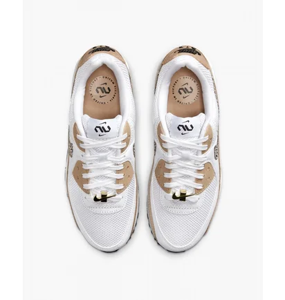 Кросівки жіночі Nike Air Max 90 White/Brown FB2617-100