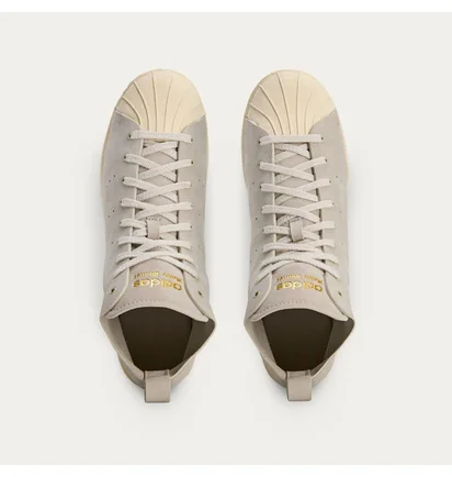 Кроссовки мужские Adidas X Wales Bonner Superstar Hi Grey JQ7633
