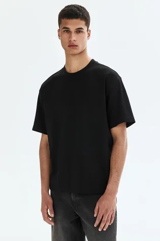 Футболка чоловіча H&M Relaxed Fit Black 1309319010