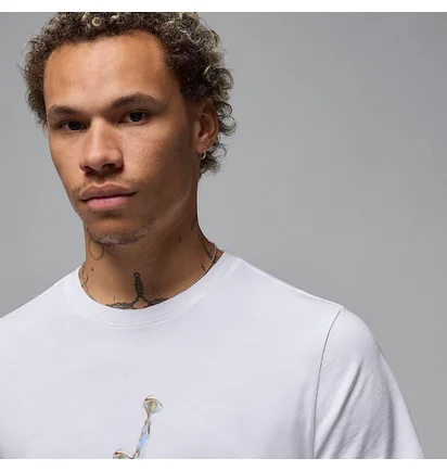 Футболка мужская Air Jordan Sprt Dri-Fit Gfx Ss Crew White HQ7984-100