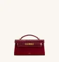 Сумка жіноча JW PEI Noor Faux Suede Top Handle Bag Bordo BB2025BG121869JWP