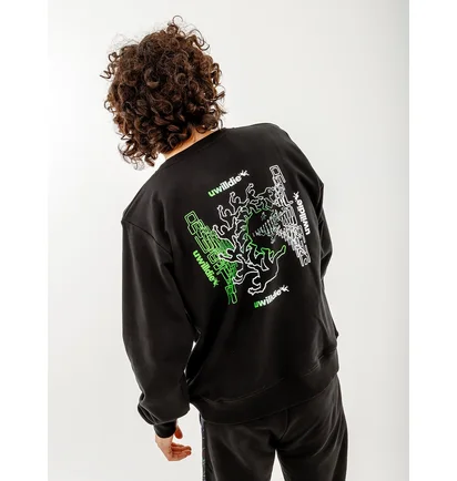 Свитшот мужской AUSTRALIAN Uwilldie23 Crewneck Black HCUFE0064-003