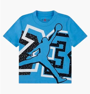 Футболка детская Air Jordan Split 23 Splatter Light Blue/Multi 95F648-B9F