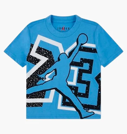 Футболка дитяча Air Jordan Split 23 Splatter Light Blue/Multi 95F648-B9F