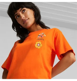 Футболка женская Puma  X Liberty Graphic Orange 539829-23