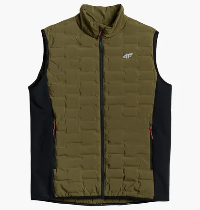 Жилетка чоловіча 4F Pro Trekking Sleeveless With Primaloft Silver Olive 4FWSS26TVJAM343-43S