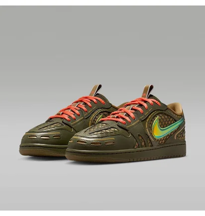 Кроссовки женские Air Jordan 1 Mm Low V3 Olive HQ2186-300