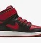 Кроссовки детские Air Jordan 1 Hi Flyease Gs Black/Red DC7986-060