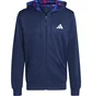 Толстовка мужская Adidas Train Essentials Seasonal Training Full-Zip Jacket Blue IB8139