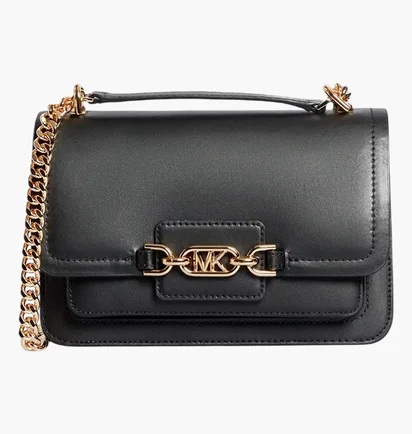 Сумка жіноча Michael Kors Heather Black 30S2G7HL3L