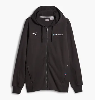 Толстовка чоловіча Puma Bmw M Motorsport Hooded Sweat Jacket Black 621221-01