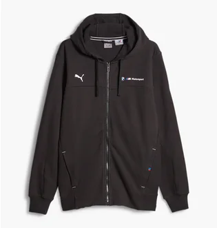Толстовка чоловіча Puma Bmw M Motorsport Hooded Sweat Jacket Black 621221-01