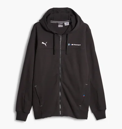 Толстовка чоловіча Puma Bmw M Motorsport Hooded Sweat Jacket Black 621221-01