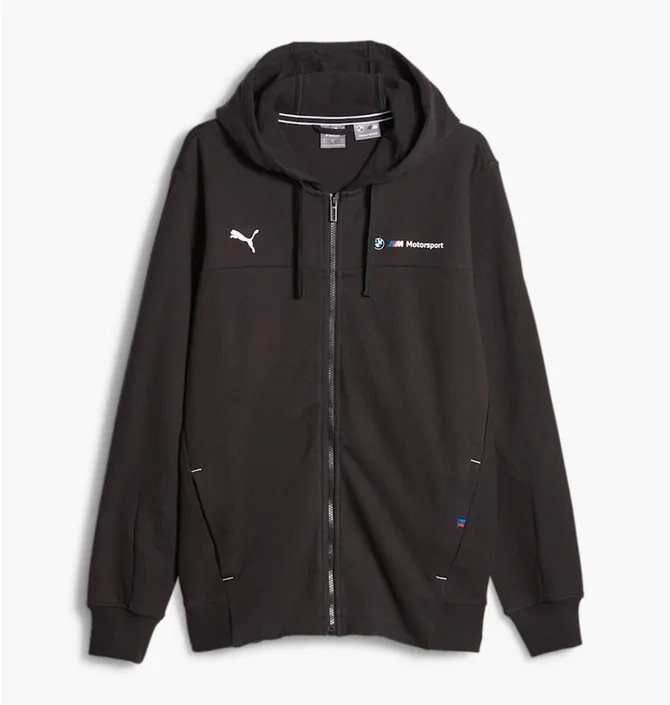 Толстовка чоловіча Puma Bmw M Motorsport Hooded Sweat Jacket Black 621221-01