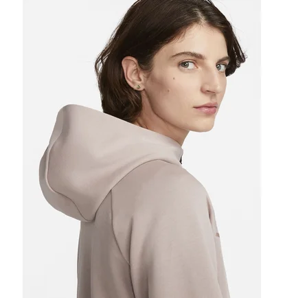 Толстовка жіноча Nike Sportswear Tech Fleece Windrunner Beige Cw4298-272