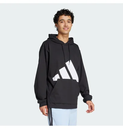 Худи мужское Adidas Essentials Big Logo Single Black IN6183