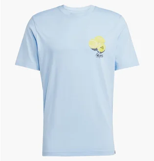 Футболка мужская Adidas Lounge Still Life Lemons Graphic Light Blue JJ3958