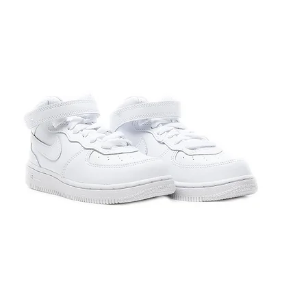 Кроссовки детские Nike Force 1 Mid White 314197-113