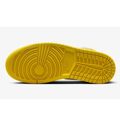 Кроссовки женские Air Jordan 1 Mid Yellow/White BQ6472-170